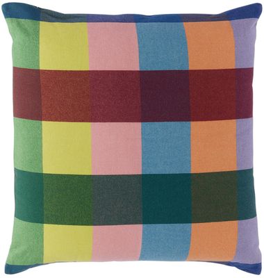 The Elder Statesman Multicolor Rainbow Pillow