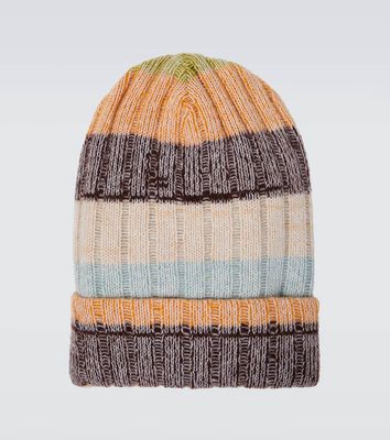 The Elder Statesman Oasis ribbed-knit cashmere beanie
