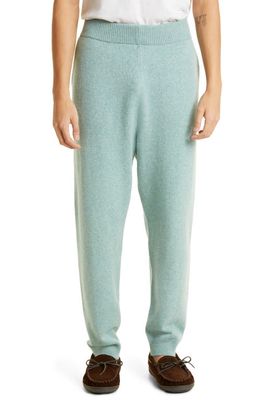 The Elder Statesman Relaxed Cashmere Joggers in Turkish Blue