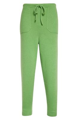 The Elder Statesman Relaxed Cashmere Sweatpants in Matcha