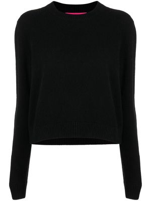 The Elder Statesman speckle-knit cashmere jumper - Black