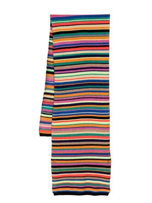 The Elder Statesman stripe-print cashmere scarf - Multicolour
