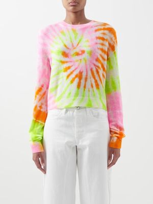 The Elder Statesman - Tranquility Tie-dyed Cashmere Sweater - Womens - Multi