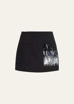 The Embellished Mini Skirt