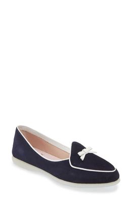 The FLEXX Alyssa Bow Flat in Navy White 