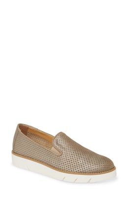 The FLEXX Daily Slip-On Sneaker in Taupe San Remo Leather