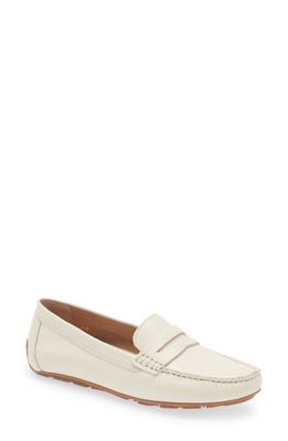The FLEXX Penny Driving Loafer in Ivory