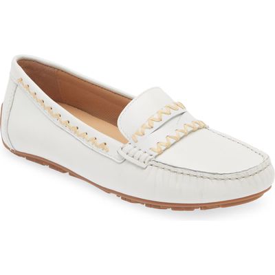 The FLEXX Ralf Penny Loafer in White 