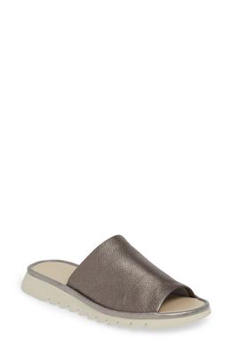 The FLEXX Shore Thing Slide Sandal in Canna Di Fucile Curtis Leather