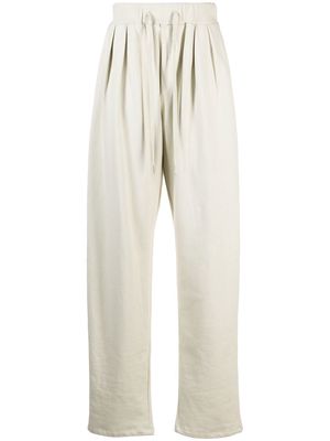 The Frankie Shop Alec pleated track pants - Neutrals