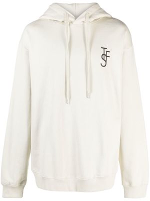 The Frankie Shop Alec TFS-print hoodie - Neutrals