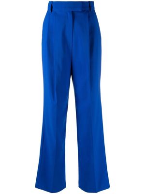 The Frankie Shop Bea pinstripe straight-leg trousers - Blue