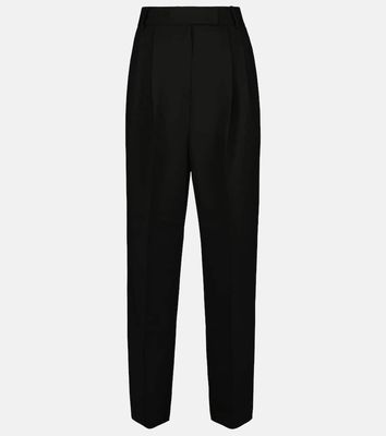 The Frankie Shop Bea twill high-rise pants