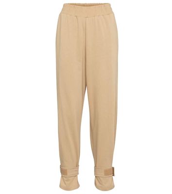 The Frankie Shop Cuffed cotton terry sweatpants