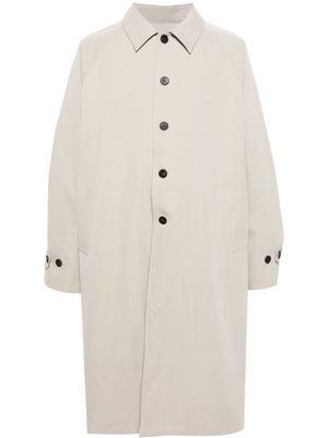 The Frankie Shop Emil single-breasted trench coat - Neutrals