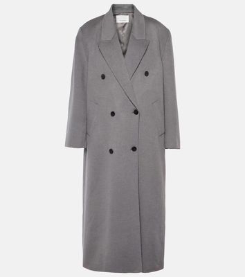 The Frankie Shop Gaia double-breasted wool-blend coat