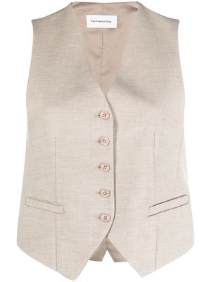 The Frankie Shop Gelso tailored waistcoat - Grey
