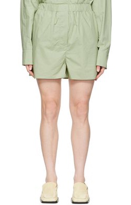 The Frankie Shop Green Lui Shorts