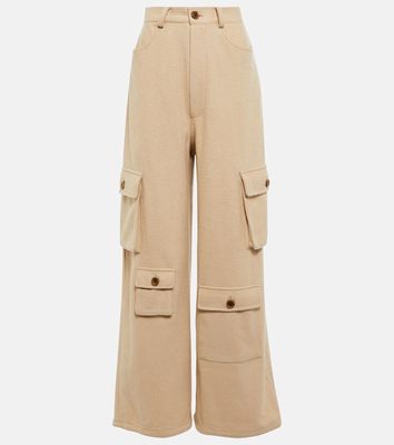 The Frankie Shop Hailey wool-blend cargo pants
