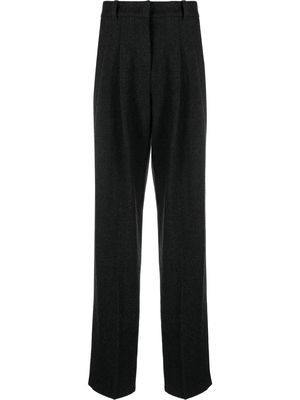 The Frankie Shop Layton high-waist wool trousers - Grey