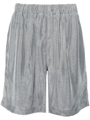 The Frankie Shop Leland pleat-detail shorts - Grey