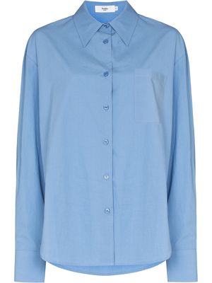 The Frankie Shop Lui oversized shirt - Blue
