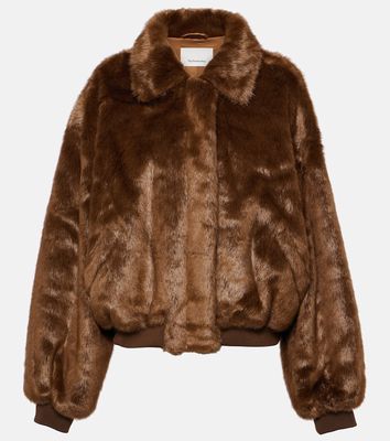 The Frankie Shop Pam faux fur bomber jacket