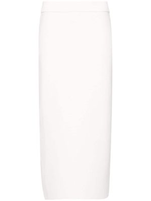 The Frankie Shop Solange midi pencil skirt - White