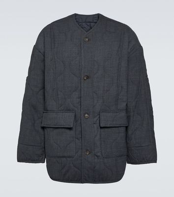 The Frankie Shop Ted quilted wool-blend jacket