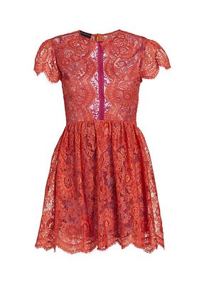 The Garden Party Lace Minidress