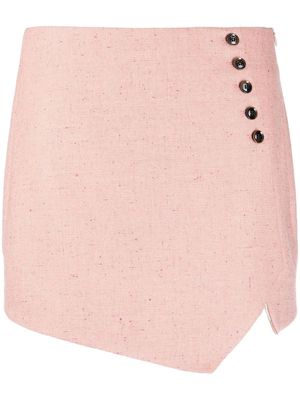 The Garment decorative-button detail mini skirt - Pink