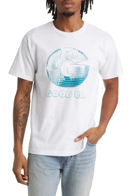 THE GOOD COMPANY World Party Cotton Graphic Tee in White