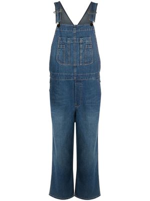 The Great. straight-leg dungarees - Blue