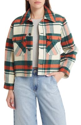 THE GREAT. The Smith Plaid Jacket in Great Barrier Plaid