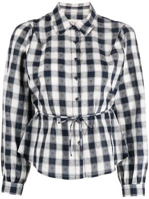 The Great. The Stream heart-check shirt - Blue
