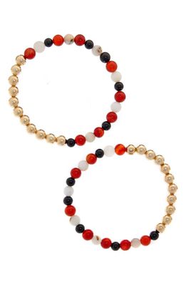 The Healer’s Collection N4 Body Healing Set of 2 Healer's Bracelets in Yellow Gold 