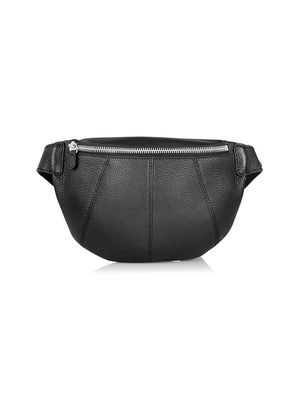 The Hiro Leather Belt Bag - Noir - Noir