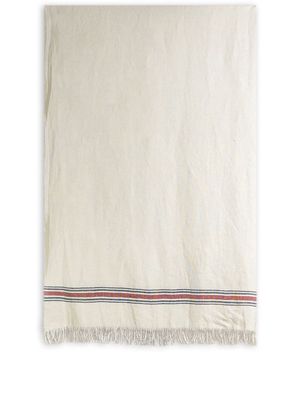 The House of Lyria Generosità linen bath towel - Neutrals