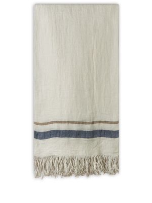 The House of Lyria Miracoloso striped bath towel - Neutrals