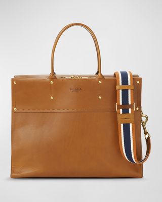 The Large Leather Satchel Bag