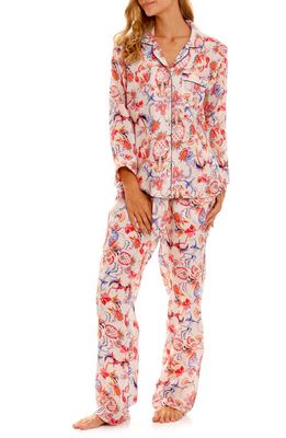 The Lazy Poet Emma Wild Rafiki Linen Pajamas in Pink