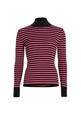 The Lex Striped Turtleneck Sweater