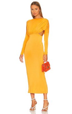 The Line by K Pascal Dress in Orange