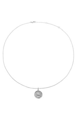 The M Jewelers The Zodiac Medallion Necklace in Silver - Leo