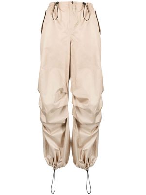 The Mannei Ajos drawstring trousers - Neutrals