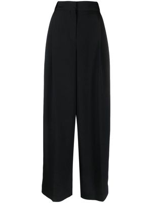 The Mannei Arda high-waist wide-leg trousers - BLACK