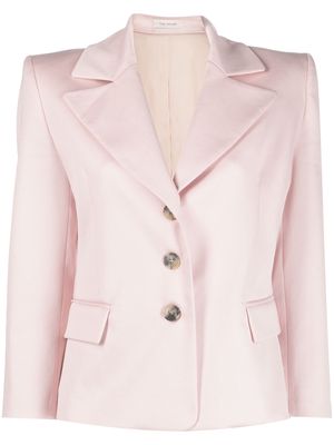 The Mannei Arda single-breasted cotton blazer - Pink