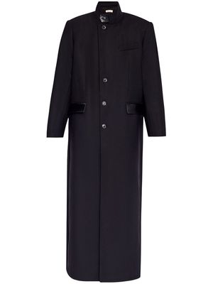 The Mannei Bizot single-breasted coat - Black