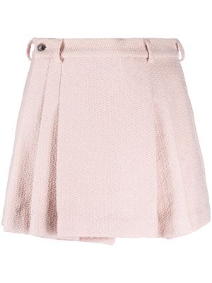 The Mannei Bran high-waisted pleated skirt - Pink