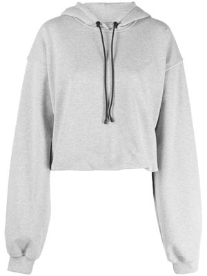 The Mannei Bushra drawstirng cotton hoodie - Grey
